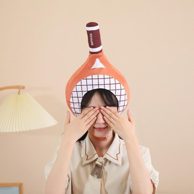 Lovely Tennis Racket Shape Hat Offering Warmth Breathability Hat for Various Outdoor Activity Christmas Gift for Girl