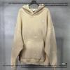 Unisex Oversized Hooded Sweatshirt 360g Washed Distressed Gradient Spray-Dyed Streetwear Winter
