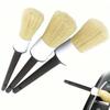 3PCS Car Exterior Interior Detail Brush Boar Hair Bristle Brushes for Car Cleaning Auto Detail Tools Dashboard Cleaning Brush