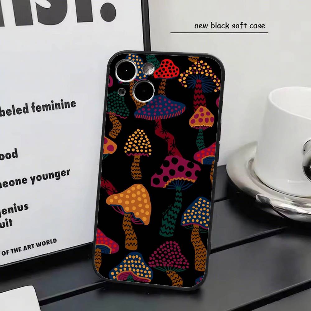 

Mushroom For Iphone 17 Air 16 Pro Max 15 14 13 Full Cover Anti-Shock MagSafe Cover iphone 13