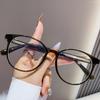 Classic Transparent Computer Glasses Frame  Anti Blue Light Blocking Glasses Optical Round Reading Eyeglassespoints 0To +6.0