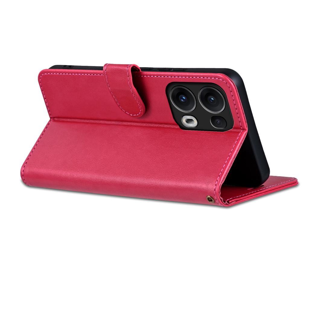 AZNS For Oppo Reno13 Pro 5G Case Anti-Scratch PU Leather Stand Wallet Phone Cover