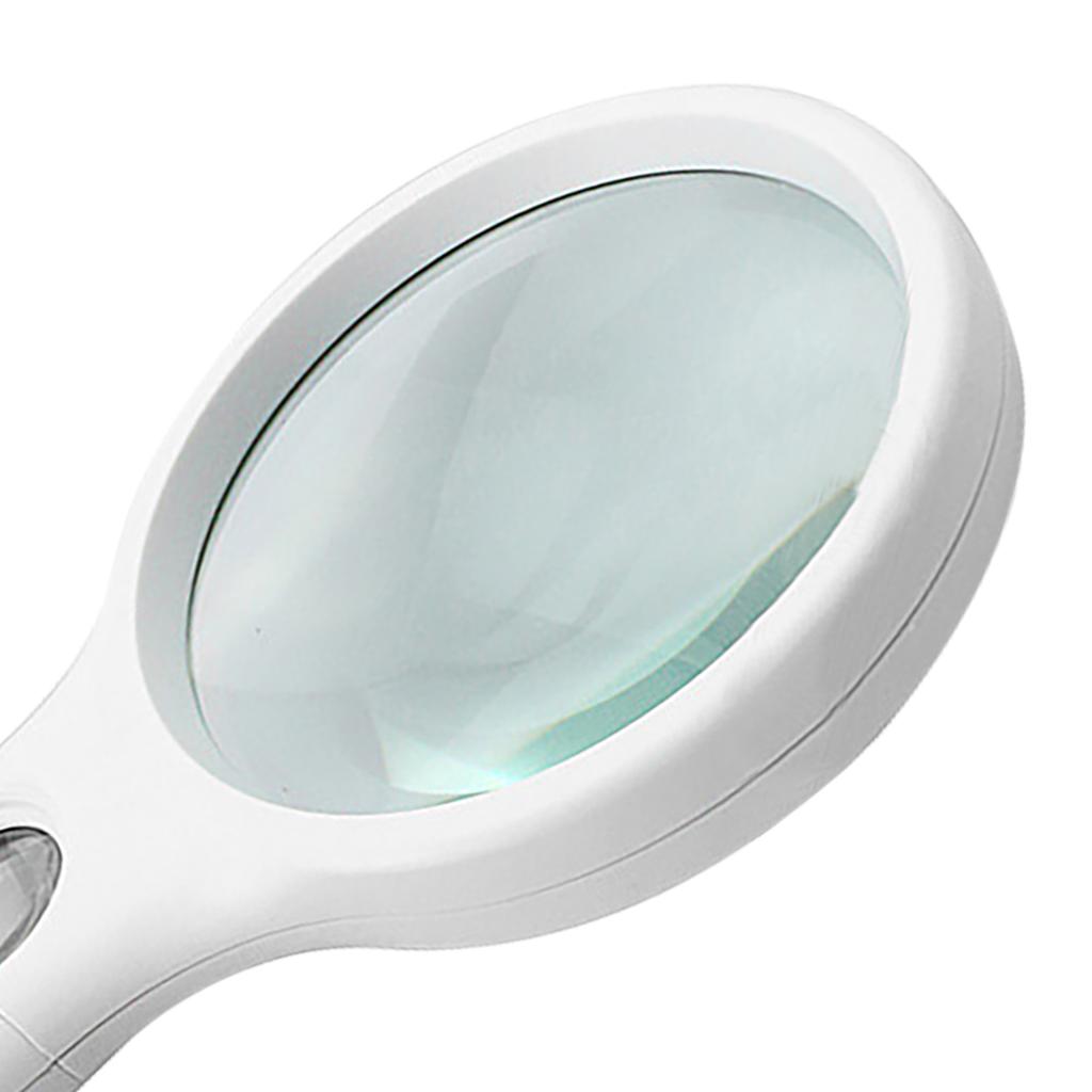 Magnifying Glass LED 3X 45X Magnification Handheld Magnifier Lens for Reading Repair