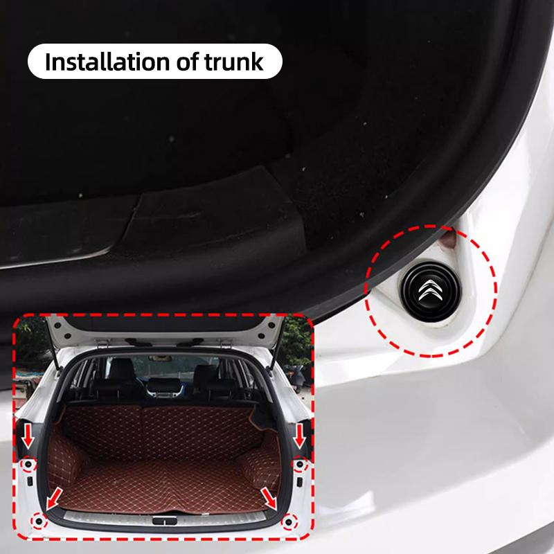 ALB1 Car Door Shock Absorber Protection Sticker Accessories For Citroen Celysee C6 C3 C5 C1 C2 C4 Aircross Picasso Cactus Saxo Grand