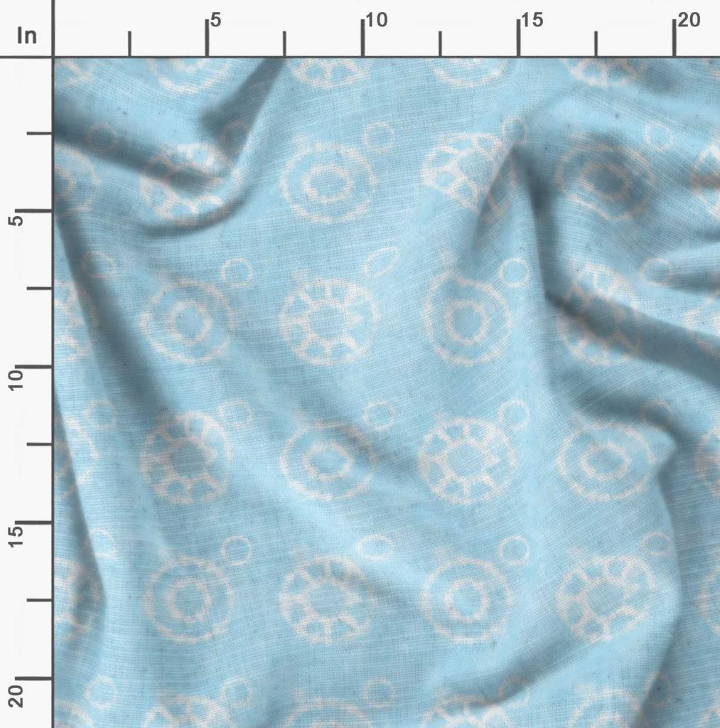 Soimoi Floral Print, Silk Fabric, Decor Sewing Fabric by The Yard 42 Inch Wide,  Decorative Fabric for Shirts Suits Ties,