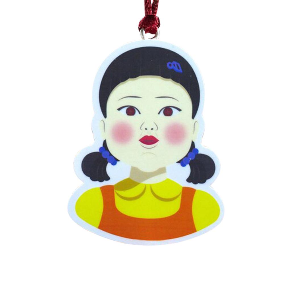Game Masked Man Pendant Decorations,for Car Rear View Mirror, Bag, Key Chain, Christmas Tree