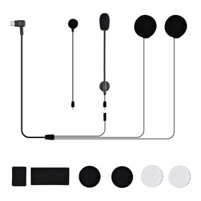TNICER T4X Dedicated Headset for Motorcycle Income T4X Models (Arm Microphone & Cord Microphone)