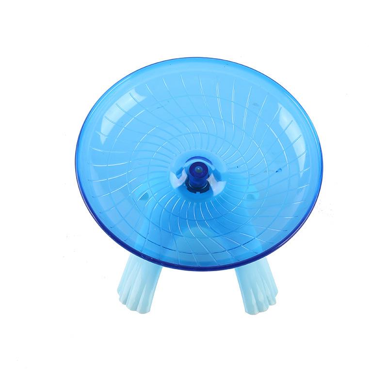 Pet Hamster Flying Saucer Toy Exercise Squirrel Wheel Mouse Running Disc Rat Toys Cage Small Animal Hamster Accessories