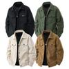 2025 Stylish New Men Corduroy Jackets Comfortable Windproof Male Clothes Casual Turn-down Collar Jacket Coats Plus Size Multiple Colors