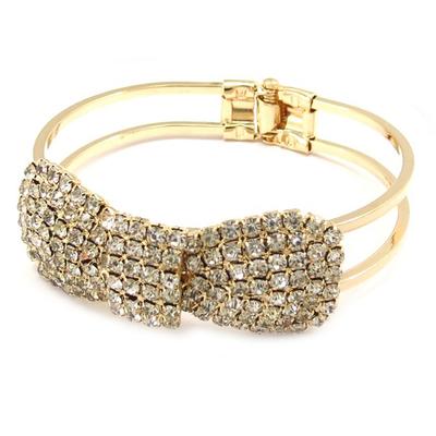 [R6842] - Golden 'Scarlett' Designer Bracelet - 60x23 Mm
