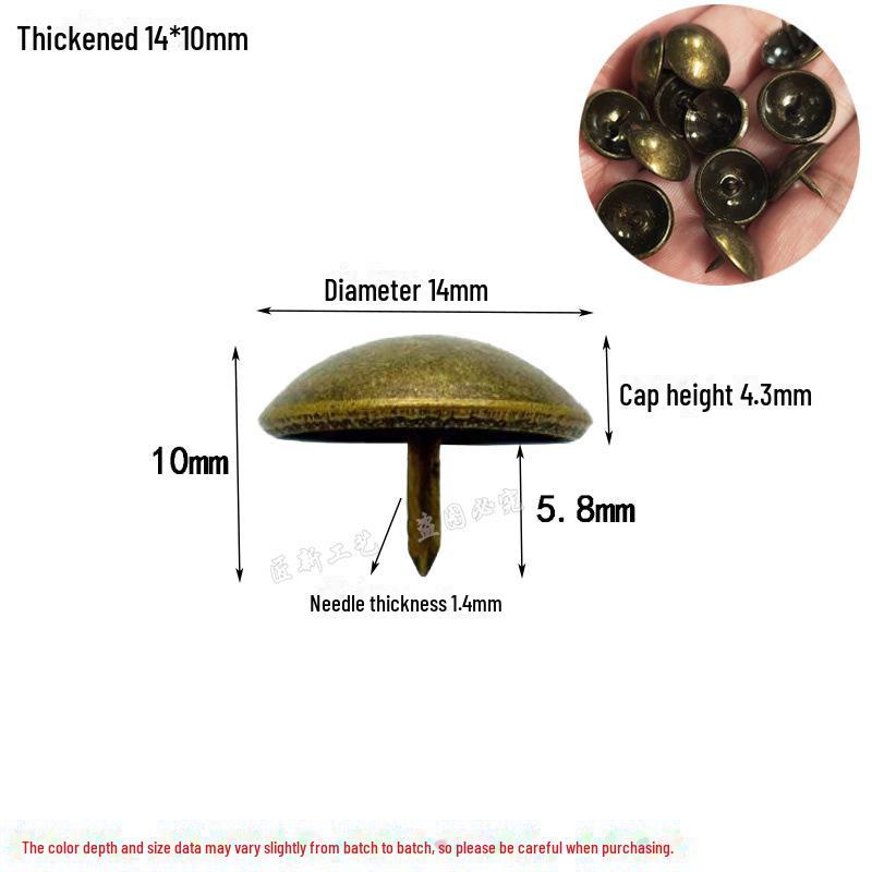 Antike Eisenblase Dekorative Rundkopf Sofanägel für DIY Möbel und Weich-/Hartverpackungen