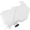 Mallofusa Motorcycle Radiator Water Coolant Reservoir Overflow Tank Replacement Compatible for Ninja ZX-6R 2009 2010 2011 2012 White