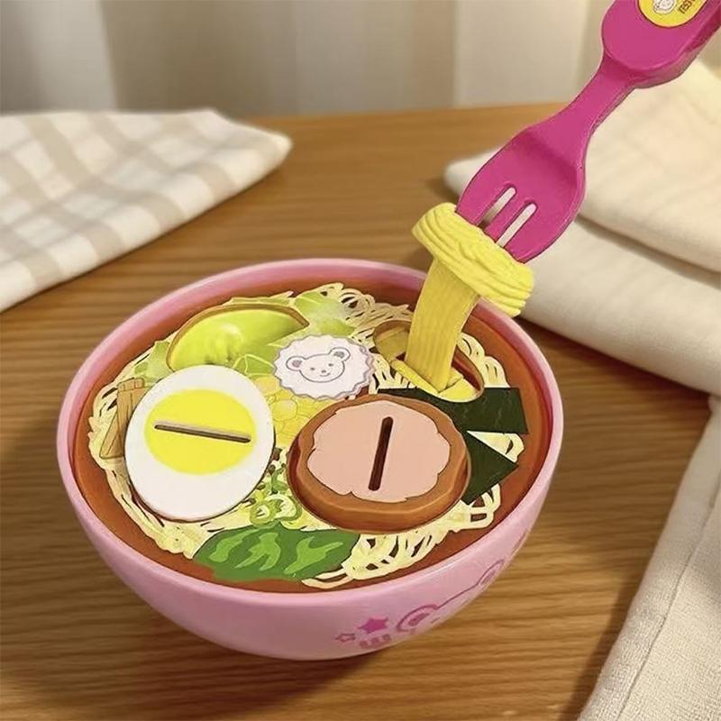 Futter Fütterung Pudding Fütterspielzeug Rollenspiel Frühe Bildung Kleiner Bär Bento Lamian Nudeln Spielzeug Simulation Haus Spielzeug Für Freund