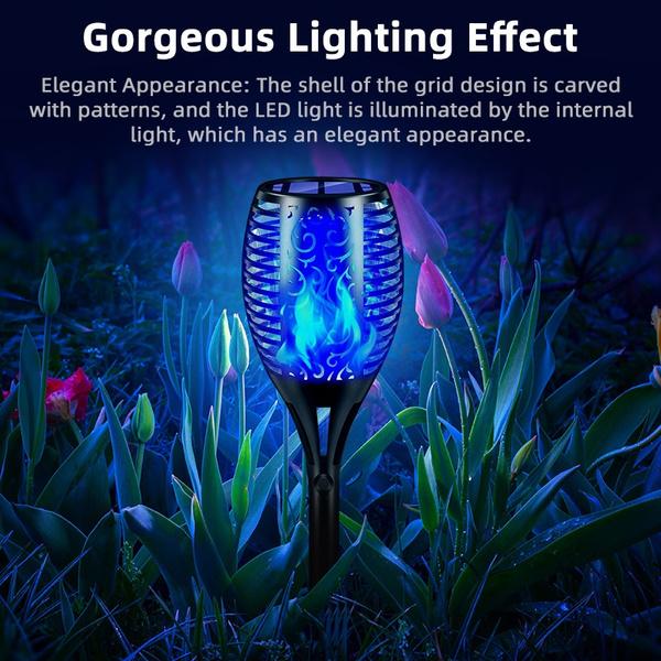

Colorful Solar Dancing Flame Torch Light Waterproof IP65 Outdoor Garden Fence Solar Light For Pathway Driveway Patio Waterproof Light 1PCS синій