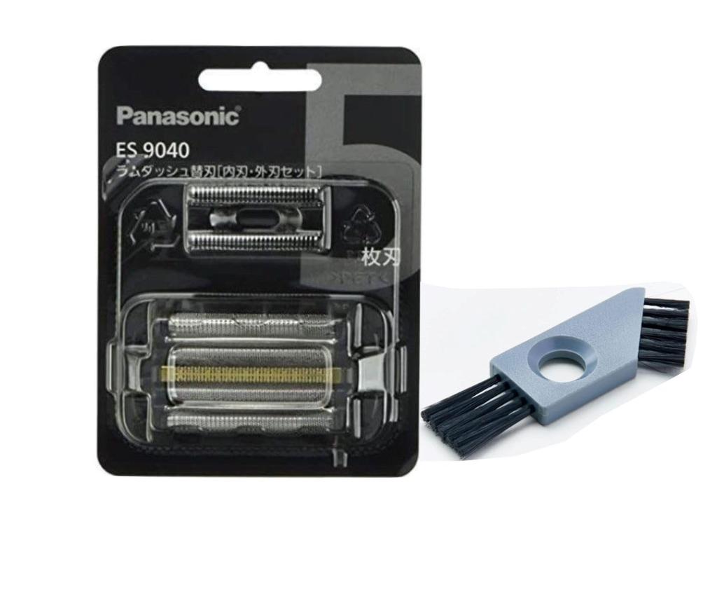 Panasonic Replacement Blades for Set Blade ES9040 Includes Genuine Shaver Cleaning Brush Portable [Set] Men's Shaver, 5-Blade + + Disinfecting…