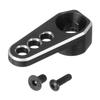 Uxcell Aluminum Alloy 118 25T Steering Servo Arm Horn, Black, for DIY RC CarBoatAirplane Boat Accessories, 1 Piece