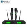 Infrared Pairing UHF Metal Wireless Dual KTV Performance Anti-Howling Dynamic Microphone