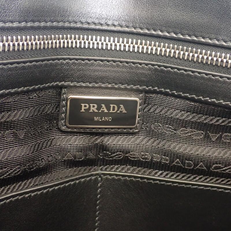 Prada 2VE3689Z2F0216 Aktentasche Marineblau Saffiano Herren