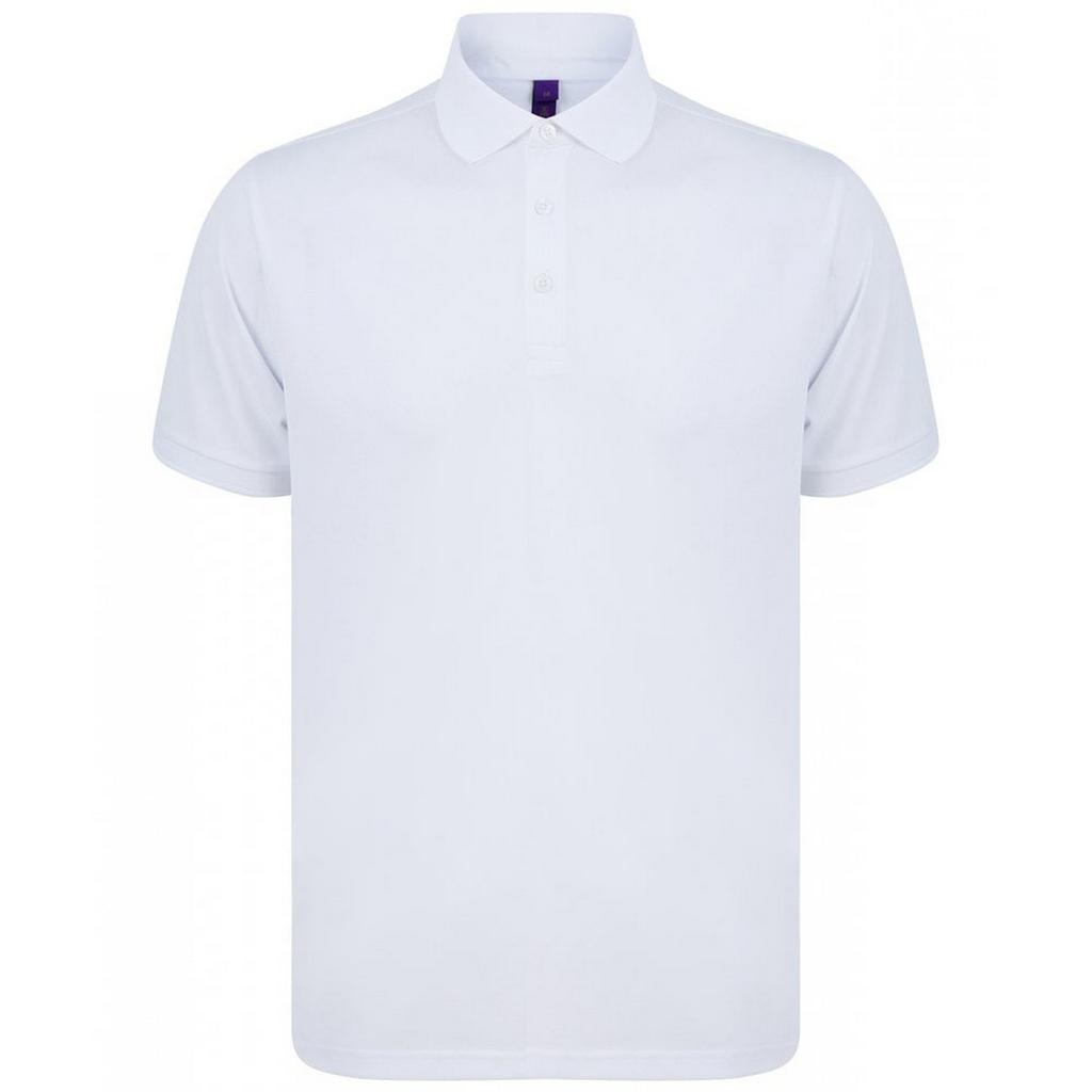 Henbury Herr Polo i Återvunnen Polyester