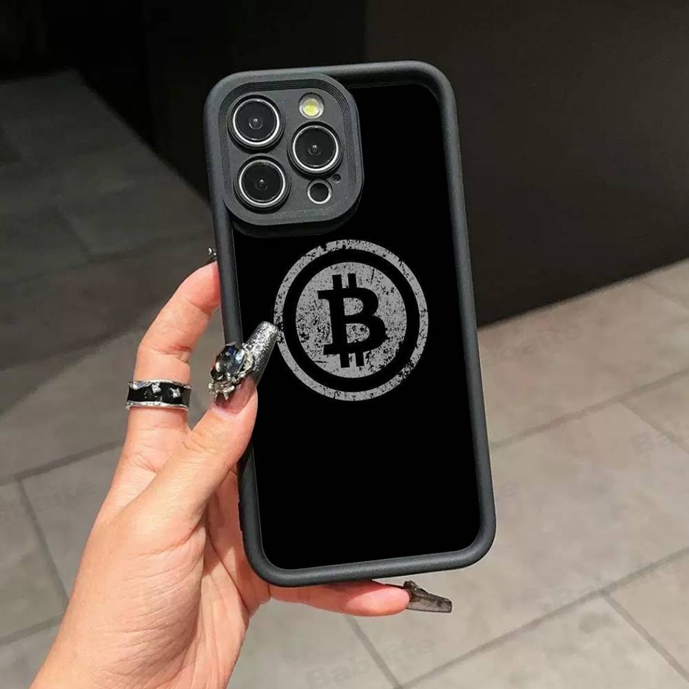 Bitcoin Silicone Phone Case For IPhone 17 Pro Max 16 15 14 13 12 11 Plus 17 Air