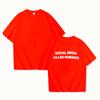 2025 Social Media Killed RoUnisexce T Shirt Unisex Women Aesthetic Valentines Print TShirt Couple Tee Summer Tops Clothing