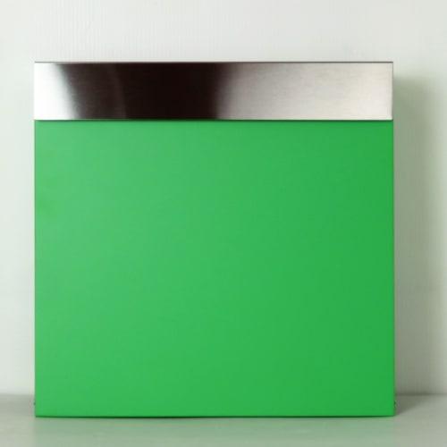 Ihome PM33 PM331 Green Mailbox, Dimensions: 10.5cm Deep, 36.5cm High, 37.5cm Wide, Includes 1 Premium Keychain, 2 Keys, 4 Anchor Plugs, 4 Screws, and