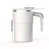 Temperature Display Automatic Stirring Cup, Automatic Magnetic Self-stirring Coffee Cup with Temperature Display Function, Travel Cup