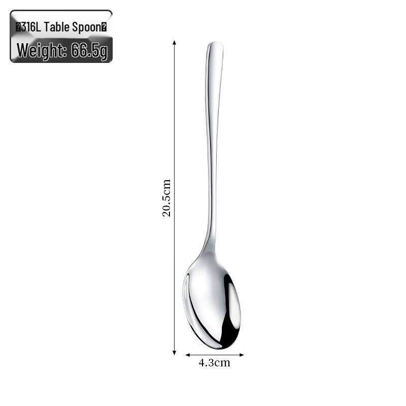 Yipan 316L Stainless Steel Stirring Spoon