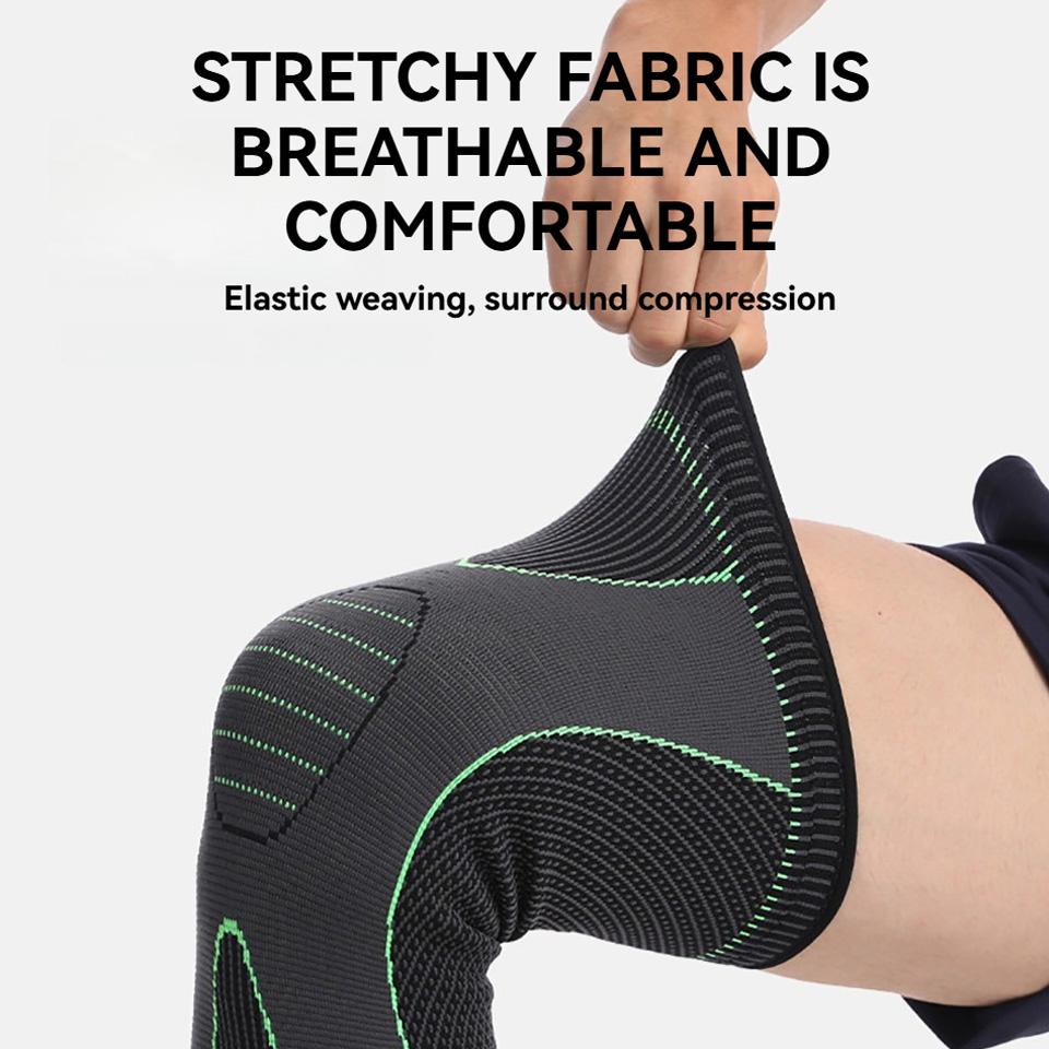 1 Paar Herbst Winter Knie Ellbogen Polster Sport Nylon Basketball Verlängert Warmhalten Bindegurt Beinstulpen Verschleißfest Elastisch