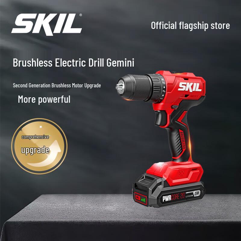 SKIL DL6280 20V 55N·m Brushless Cordless Drill CN Plug (adapter Included)