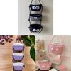 Wall Mounted Storage Basket With Cotton Weave For Dorm Room Organization And Household Use