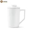 Creative White Ceramic Tea Mug with Infuser