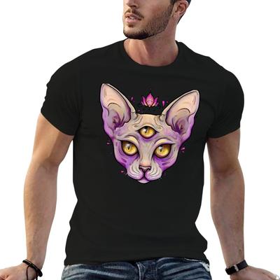 Third Eye Sphynx TShirt Unisex T Shirts Graphic T Shirts for Unisex Graphic Vintage T Shirts for Unisex Slim Fit Tshirt