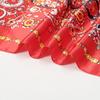 Retro classic satin imitation silk scarf, large square scarf travel versatile shawl silk scarf