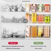 1Pcs Fridge Side Door Storage Boxes Portable Vegetables Fruits Preservation Box Kitchen Food Grade Plastic Storage Containers