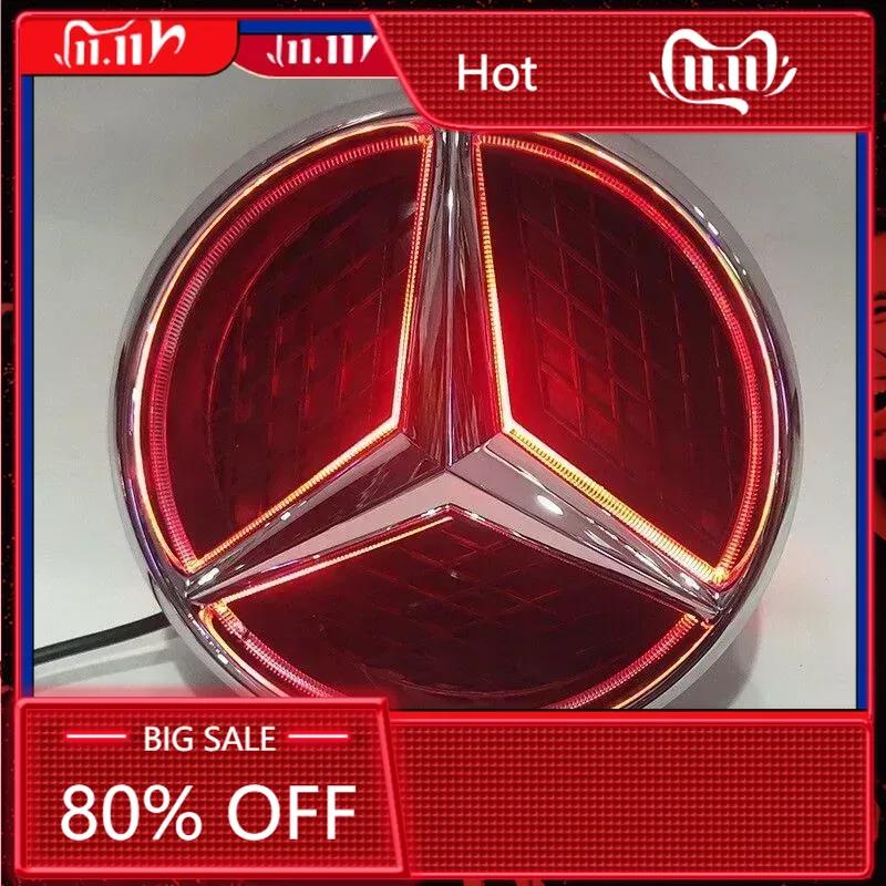 2025 New For Mercedes Benz Car Front Grilled Star Emblem LED Illuminated Logo White Blue Red Light for Mercedes Benz W245 GLK 20