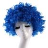 Rainbow Football Fans Wigs Synthetic Wigs Halloween Cosplay Hairs Afro Curly Clown Wigs  Kids