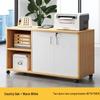 Lockable Mobile Wooden Cabinet for Under Desk Storage