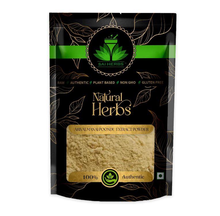 SAI HERBS Arivalmanai Poondu Extract Powder - Dried Country Mallow Extract Powder (100 g)