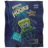 SpongeBob SquarePants Beware The Hooks Silky Supersoft Blanket