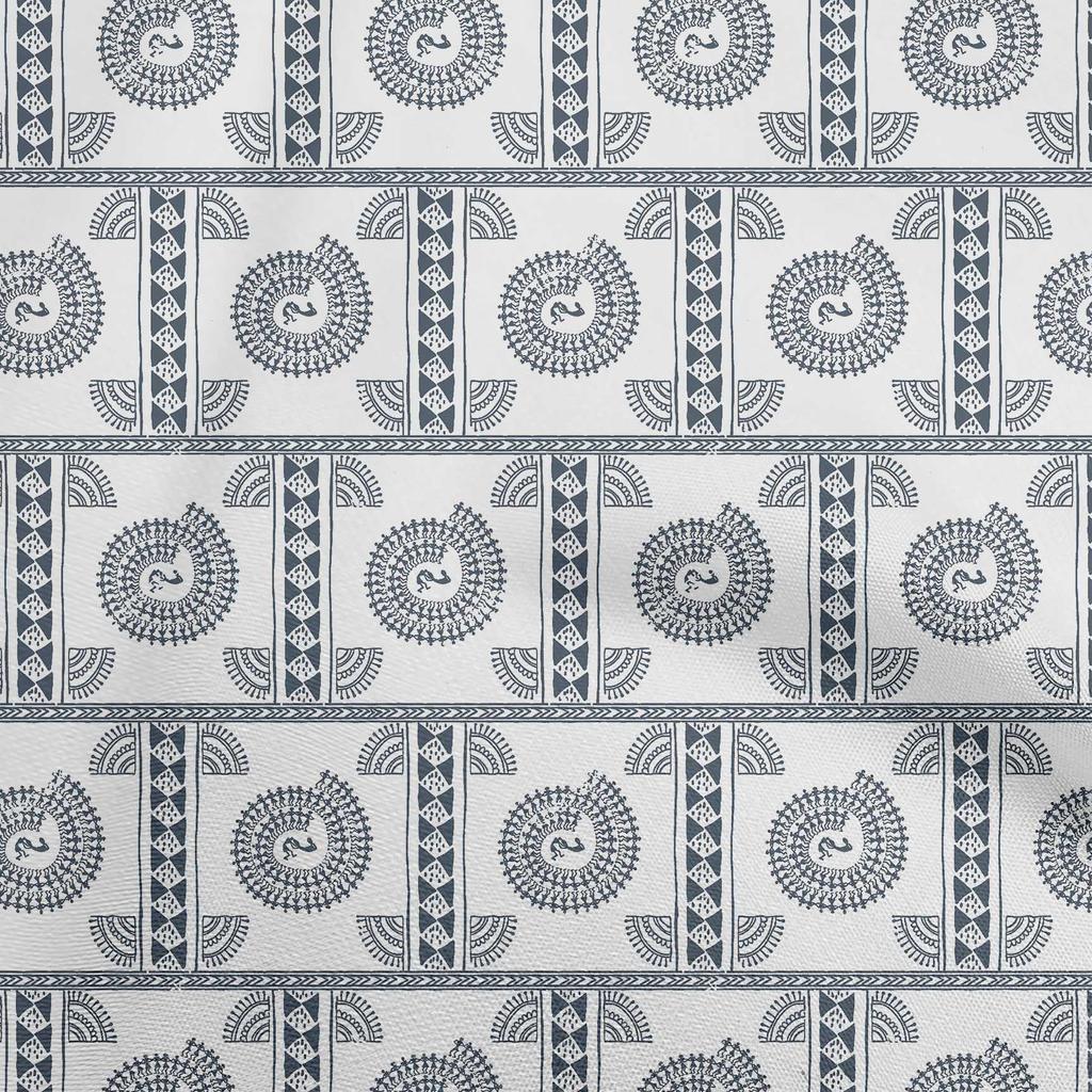 oneOone Baumwoll-Flex Schwarzer Stoff Asiatischer Blumenblock Quiltzubehör Druck Nähstoff pro Yard 40 Zoll