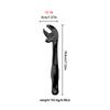 Black Industrial-grade Crab Claw Quick-adjustment  Serrated Claw  Chrome-molybdenum Steel Crab Claw Wrench