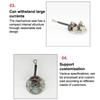 1Pcs Car Electric Starter Motor Carbon Brush Holder Car Starter Motor Carbon Brush Holder Assembly