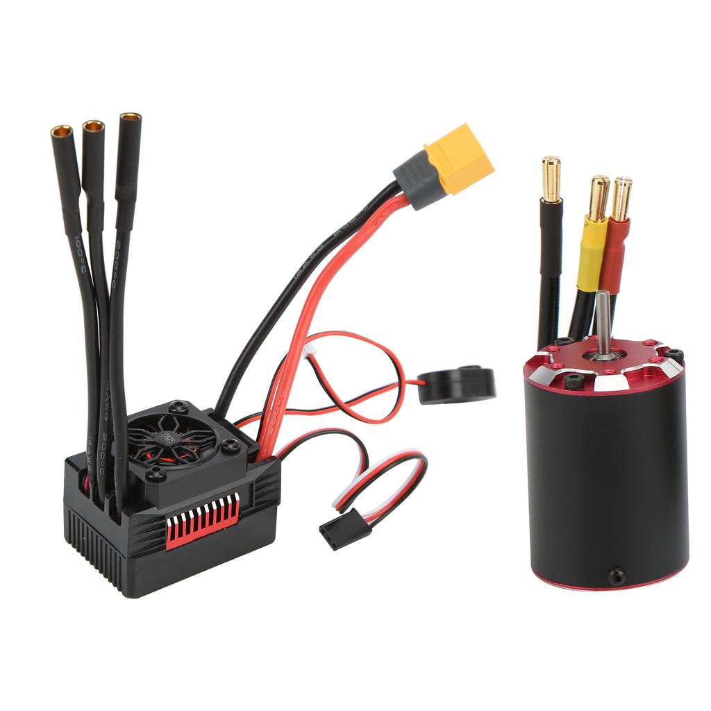 3650 Supersonic Brushless Motor 60A ESC Temperature Sensor Set 3650 4350KV Brushless Motor for 110