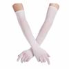Protection Mesh Opera Prom Long Sheer Transparent Gloves Finger Pantyhose Gloves Seamless Mitten