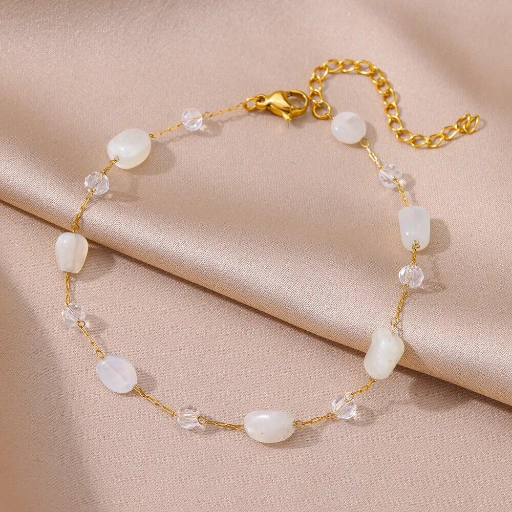 Anklets for Women Foot Bracelet Women Summer Accessories Bracelet On the Leg Stainless Steel Ankle Chain Jewelry Free Shipping