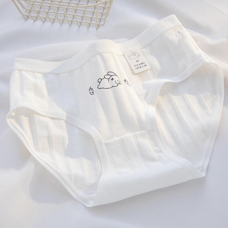 Girls' Pure Cotton Antibacterial Underwear 5-Pack