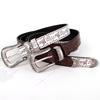 Womens Highquality Faux Leather Belt With Metal Buckle For Work And Leisure Outfits