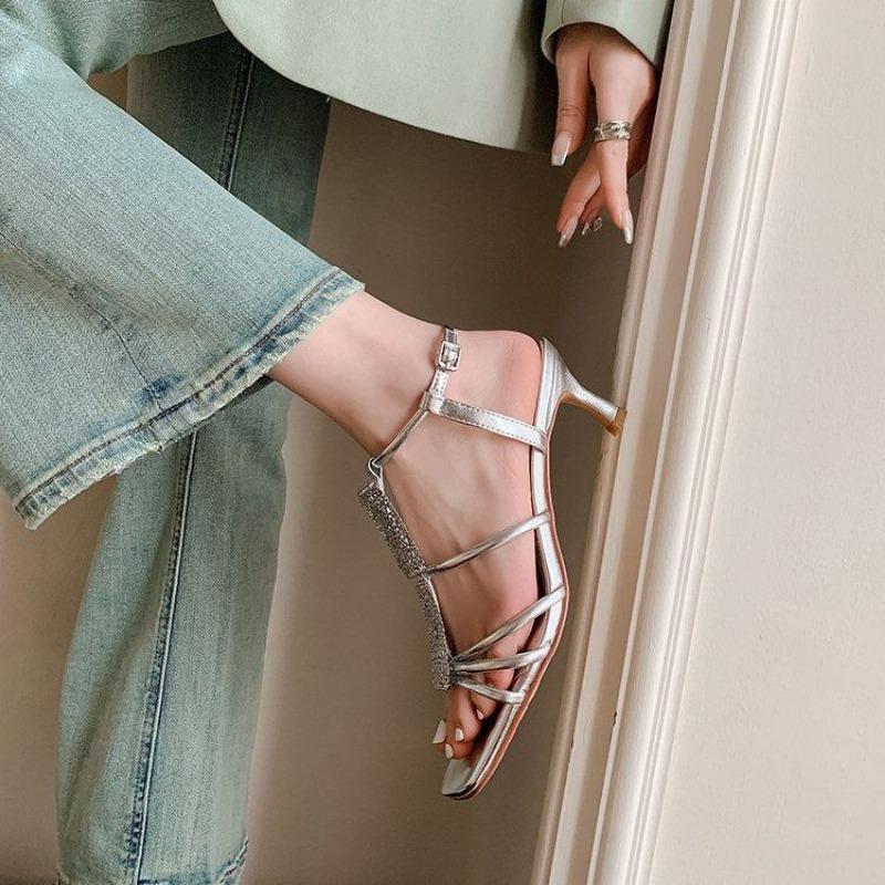 

Fashion Women s Sandals One Word Ladies Shoes Pumps High Heels For Party and Weddings Gold Heeled On Sale Summer 2024 Comfortable Sales 42