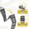 Premium Titanium Steel Bracelets for Men with 3X Ultra Strenth Magnetic Wristband Jewelry Gifts